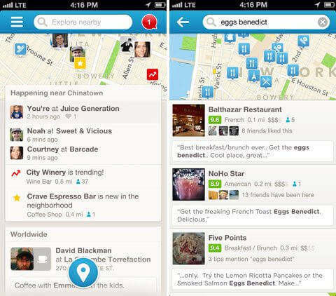 Foursquare em 2013