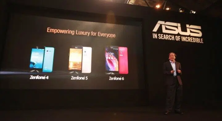 Asus corporate vice president eric chen announces new product li