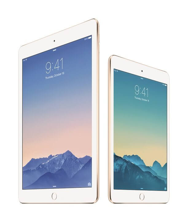 Ipad air 2 e ipad mini 3