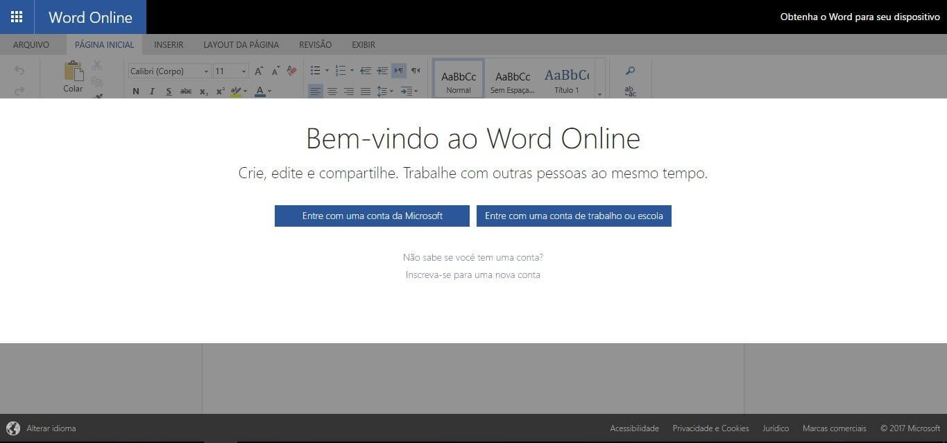 Tutorial: como usar o pacote office de graça