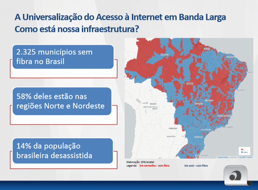 Ipea: 6 milhões de casas não possuem internet por falta de cobertura