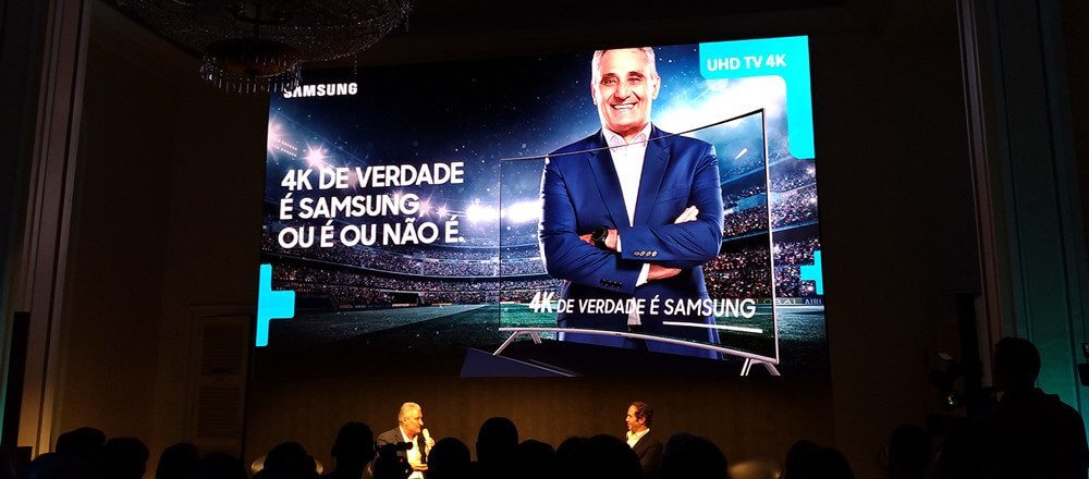 Samsung e sportv firmam parceria para transmissão de jogos em 4k. Aplicativo inédito vai permitir ao consumidor acessar conteúdos exclusivos e assistir às partidas com qualidade de imagem incomparável e em tempo real.