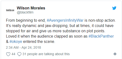 Vingadores: guerra infinita surpreende nas primeiras reações ao filme. Vingadores: guerra infinita, o filme mais ambicioso da história da marvel studios está chegando. Veja as primeiras reações ao longa, que estão ótimas!