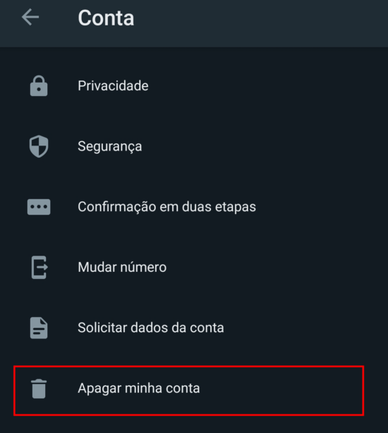 Como Apagar A Conta Do Whatsapp 5639