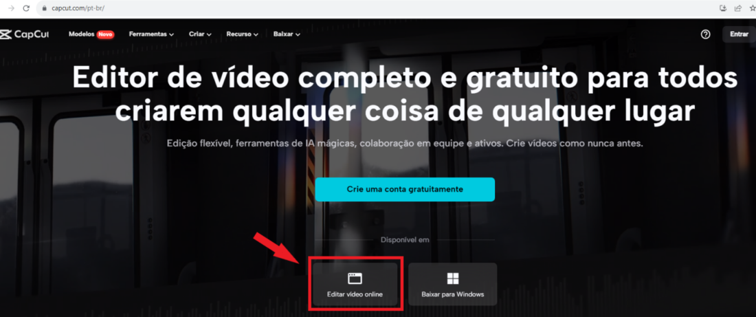 Como Editar Vídeos De Graça Com Capcut Online